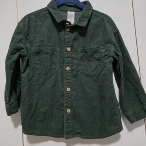 H&M BUNDLE  Red Plaid Shirt & Green Corduroy
